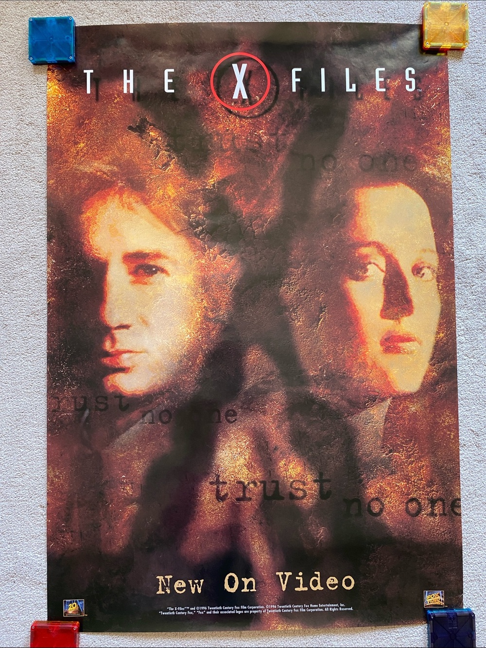 1996 X-Files Poster